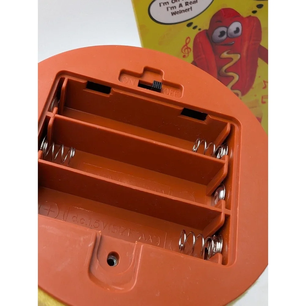 Dancing Hot Dog Toy - Sings, Yodels, Jokes - Fun Decor for Kids ‎ Adults Working
